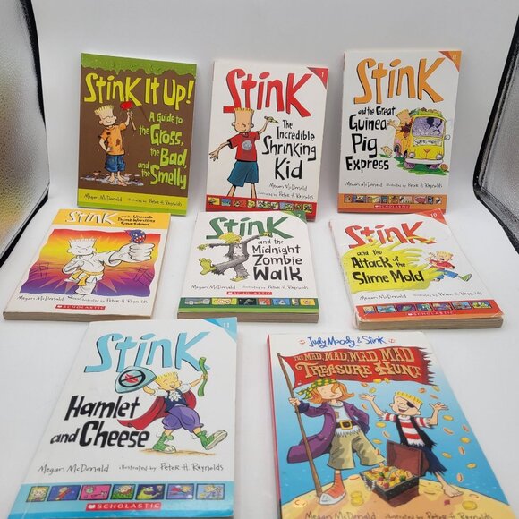 Judy Moody & STINK Lot of 8 Chapter Books for Boys by Megan McDonald - BK014 - Picture 1 of 9